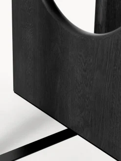 Mesas De Comedor|Mesas De Comedor></noscript>Westwing Collection Mesa de comedor ovalada Apollo, tamaños diferentes Madera de roble lacada en negro