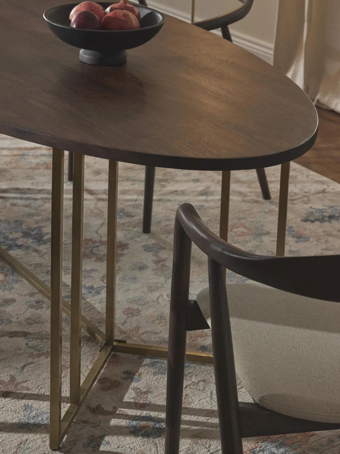 Hot Mesa de comedor ovalada de madera de mango Luca, tamaños diferentes Mesas De Comedor|Mesas De Comedor