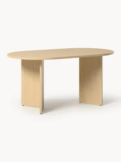 Outlet Mesa de comedor ovalada de madera Toni, tamaños diferentes Mesas De Comedor|Mesas De Comedor