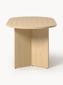 Outlet Mesa de comedor ovalada de madera Toni, tamaños diferentes Mesas De Comedor|Mesas De Comedor