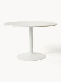 Mesas De Comedor|Mesas De Comedor>Westwing Collection Mesa de comedor ovalada de mármol Miley, tamaños diferentes Mármol blanco