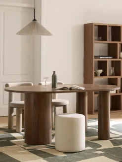 Sale Mesa de comedor ovalada de roble Dunia, tamaños diferentes Mesas De Comedor|Mesas De Comedor