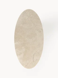 Mesas De Comedor|Mesas De Comedor></noscript>Westwing Collection Mesa de comedor ovalada de mármol Miley, tamaños diferentes Mármol beige