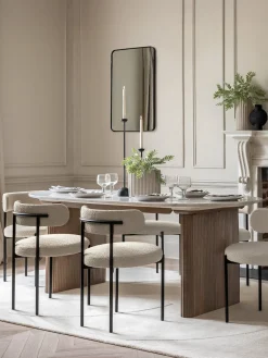 Mesas De Comedor|Mesas De Comedor> Mesa de comedor ovalada Marmo, 200 x 90 cm