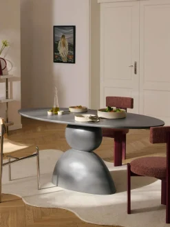 Online Mesa de comedor ovalada Sahra, tamaños diferentes Mesas De Comedor|Mesas De Comedor