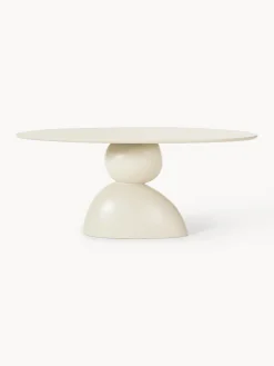 Mesas De Comedor|Mesas De Comedor>Westwing Collection Mesa de comedor ovalada Sahra, tamaños diferentes Beige claro