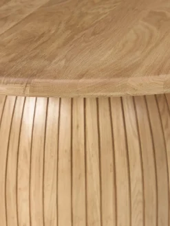 Hot Mesa de comedor redonda con estructura estriada Nelly, tamaños diferentes Mesas De Comedor|Mesas De Comedor