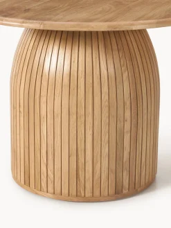 Hot Mesa de comedor redonda con estructura estriada Nelly, tamaños diferentes Mesas De Comedor|Mesas De Comedor