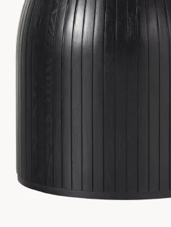 Mesas De Comedor|Mesas De Comedor></noscript>Westwing Collection Mesa de comedor redonda con estructura estriada Nelly, tamaños diferentes Negro