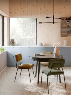 Online Mesa de comedor redonda con espacio de almacenamiento Calary, tamaños diferentes Mesas De Comedor|Mesas De Comedor