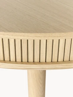 Mesas De Comedor|Mesas De Comedor></noscript>Westwing Collection Mesa de comedor redonda con espacio de almacenamiento Calary, tamaños diferentes Madera de roble