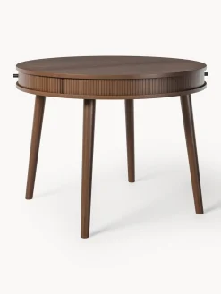 Online Mesa de comedor redonda con espacio de almacenamiento Calary, tamaños diferentes Mesas De Comedor|Mesas De Comedor