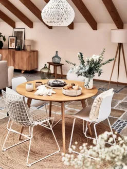 Mesas De Comedor|Mesas De Comedor>Rowico Home Mesa de comedor redonda de roble Yumi, Ø 115 cm Madera de roble