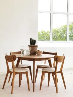 Mesas De Comedor|Mesas De Comedor></noscript>Rowico Home Mesa de comedor redonda de roble Yumi, Ø 115 cm Madera de roble