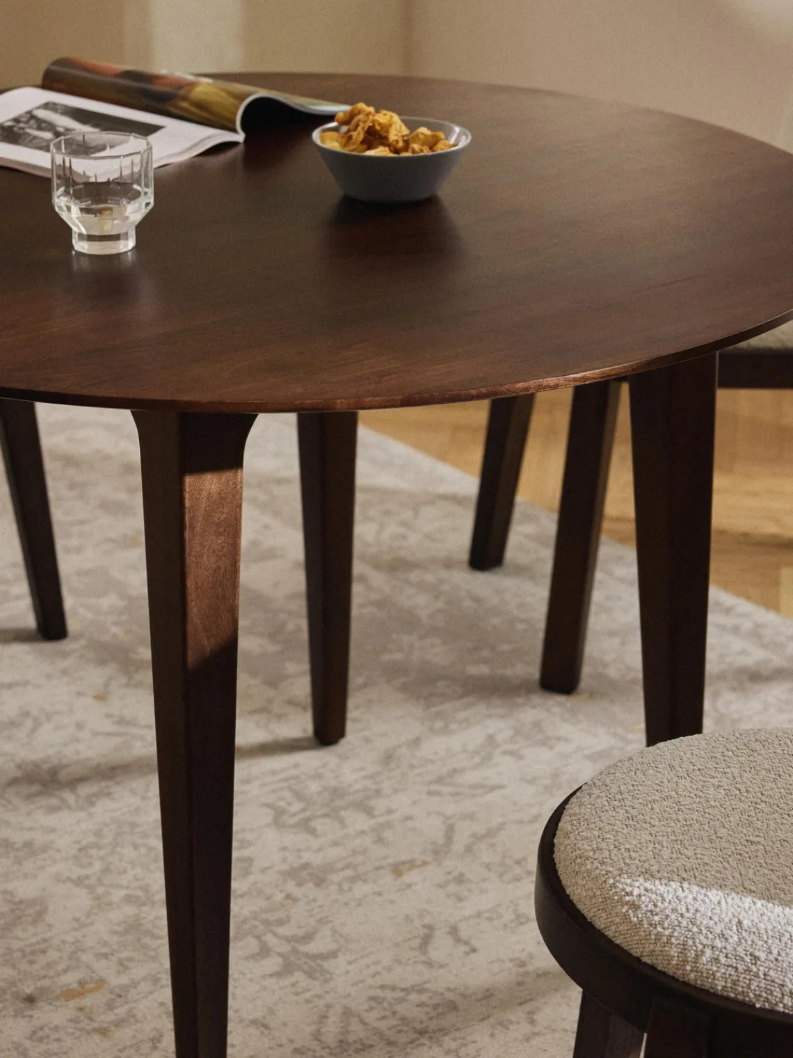 Mesas De Comedor|Mesas De Comedor>Westwing Collection Mesa de comedor redonda de Archie, tamaños diferentes Madera de mango