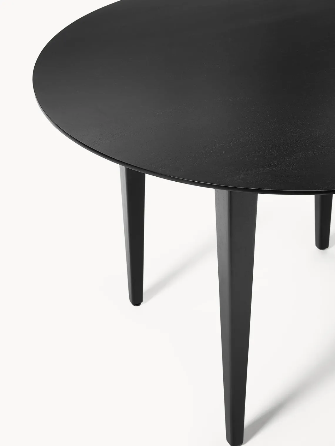 Mesas De Comedor|Mesas De Comedor>Westwing Collection Mesa de comedor redonda de madera de mango Archie, tamaños diferentes Negro