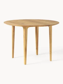 Sale Mesa de comedor redonda de madera de roble maciza Archie, Ø 110 cm Mesas De Comedor|Mesas De Comedor