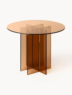 Hot Mesa de comedor redonda de vidrio Anouk, tamaños diferentes Mesas De Comedor|Mesas De Comedor