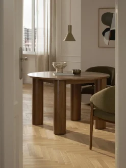 Outlet Mesa de comedor redonda de madera de roble Ohana, tamaños diferentes Mesas De Comedor|Mesas De Comedor