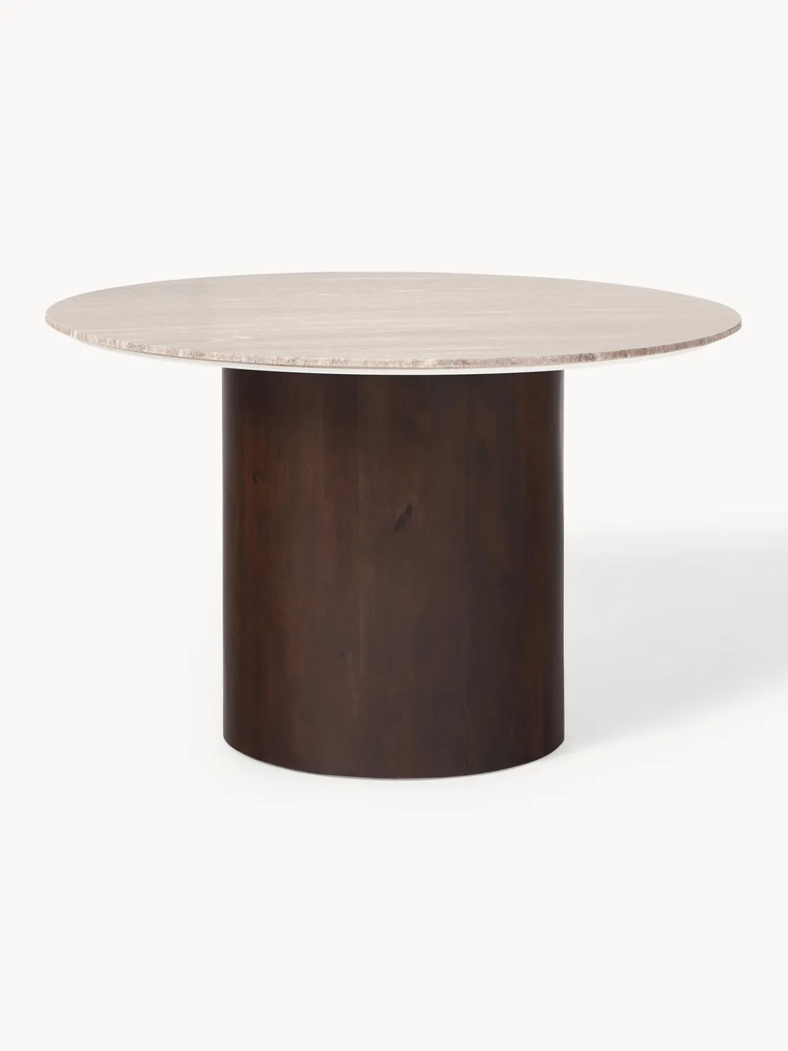 Mesas De Comedor|Mesas De Comedor>Westwing Collection Mesa de comedor redonda de mármol, Abby, tamaños diferentes Mármol beige claro