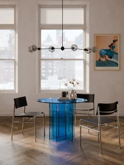 Sale Mesa de comedor redonda de vidrio Anouk, tamaños diferentes Mesas De Comedor|Mesas De Comedor