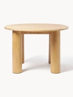 Discount Mesa de comedor redonda de madera de roble Ohana, tamaños diferentes Mesas De Comedor|Mesas De Comedor