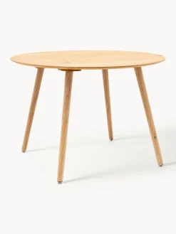 Mesas De Comedor|Mesas De Comedor> Mesa de comedor redonda de Hatfield, Ø 110 cm Madera de roble