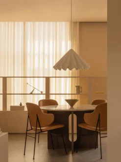 Outlet Mesa de comedor redonda de mármol Androgyne, Ø 120 cm Mesas De Comedor|Mesas De Comedor