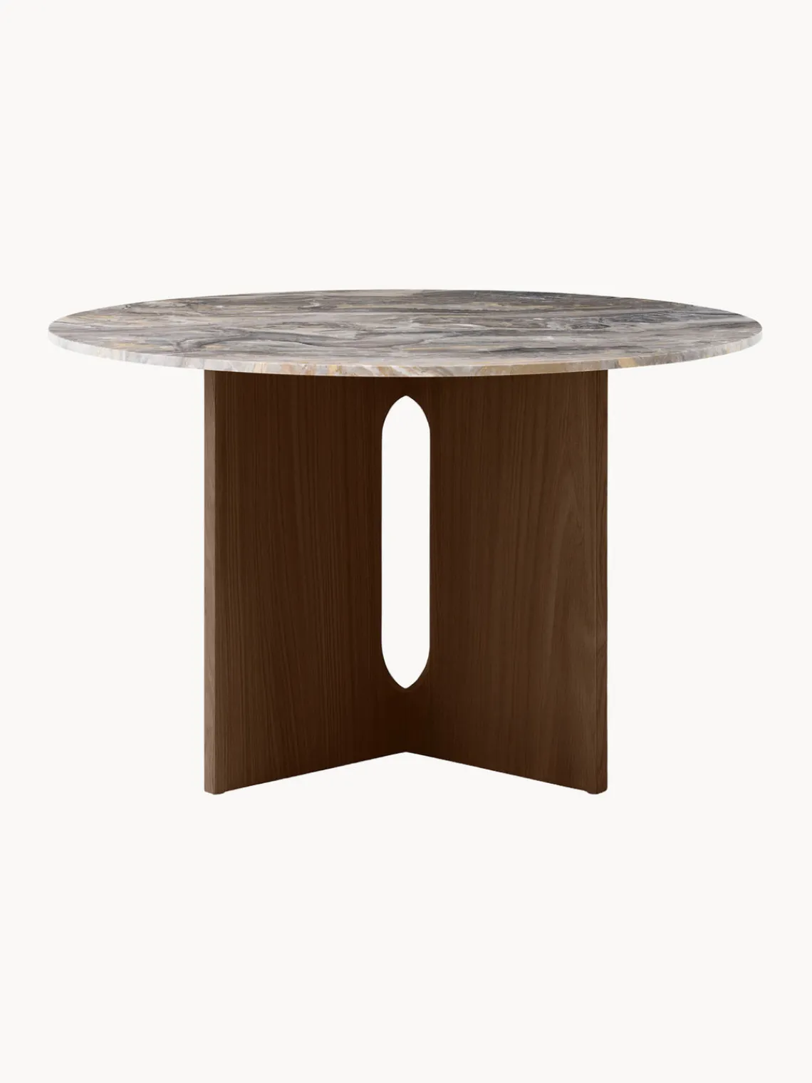 Outlet Mesa de comedor redonda de mármol Androgyne, Ø 120 cm Mesas De Comedor|Mesas De Comedor