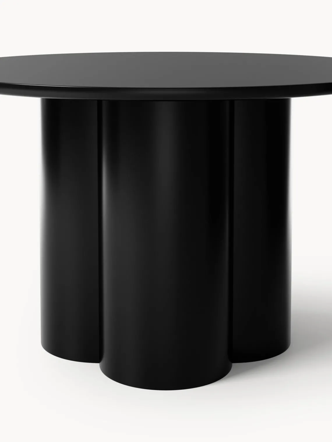 Mesas De Comedor|Mesas De Comedor>Westwing Collection Mesa de comedor redonda Keva Negro