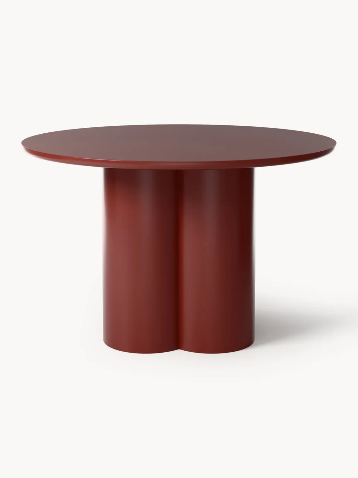 Mesas De Comedor|Mesas De Comedor>Westwing Collection Mesa de comedor redonda Keva Rojo vino