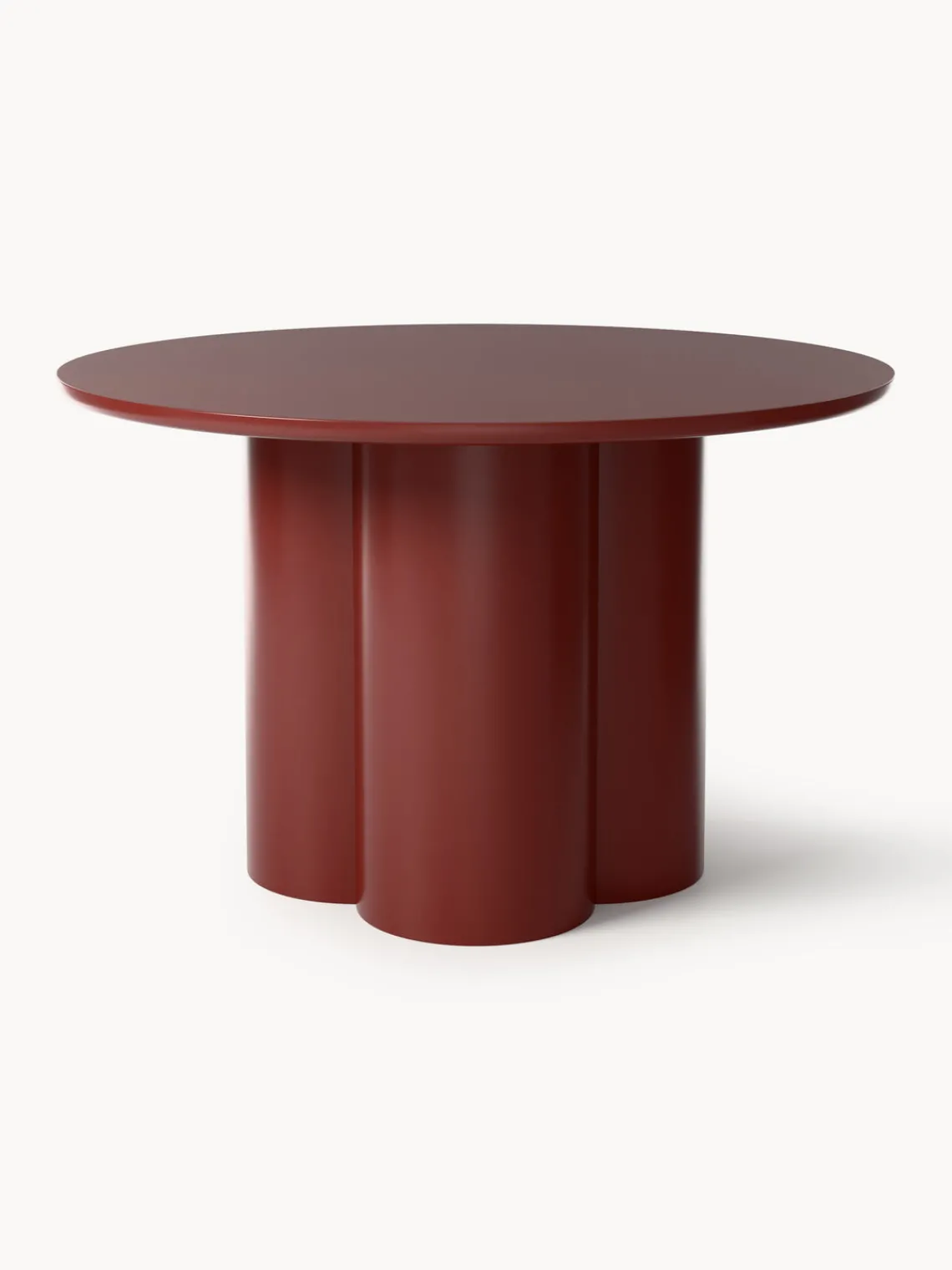 Mesas De Comedor|Mesas De Comedor>Westwing Collection Mesa de comedor redonda Keva Rojo vino