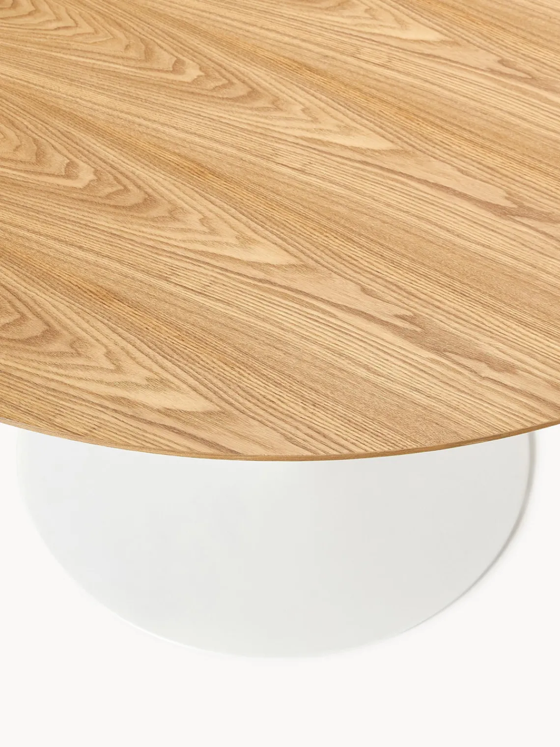 Mesas De Comedor|Mesas De Comedor>Westwing Collection Mesa de comedor redonda Menorca, tamaños diferentes Madera de fresno, blanco