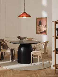 Sale Mesa de comedor redonda Nelly con tablero de mármol Ø 115 cm Mesas De Comedor|Mesas De Comedor