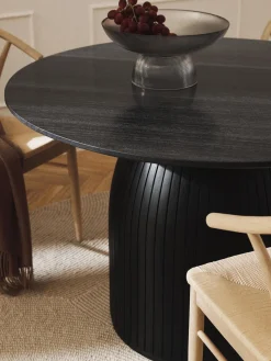 Sale Mesa de comedor redonda Nelly con tablero de mármol Ø 115 cm Mesas De Comedor|Mesas De Comedor