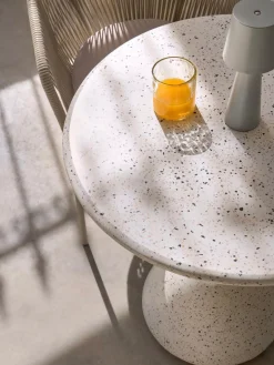 Hot Mesa de exterior redonda de terrazo Mesas De Jardín|Mesas De Jardí­N