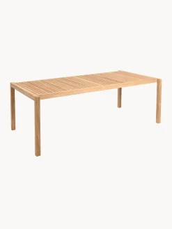 Clearance Mesa de jardín de madera de teca AH901, 203 x 100 cm Mesas De Jardín|Mesas De Jardí­N