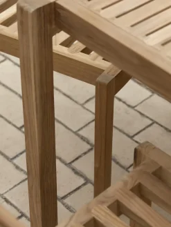 Clearance Mesa de jardín de madera de teca AH901, 203 x 100 cm Mesas De Jardín|Mesas De Jardí­N