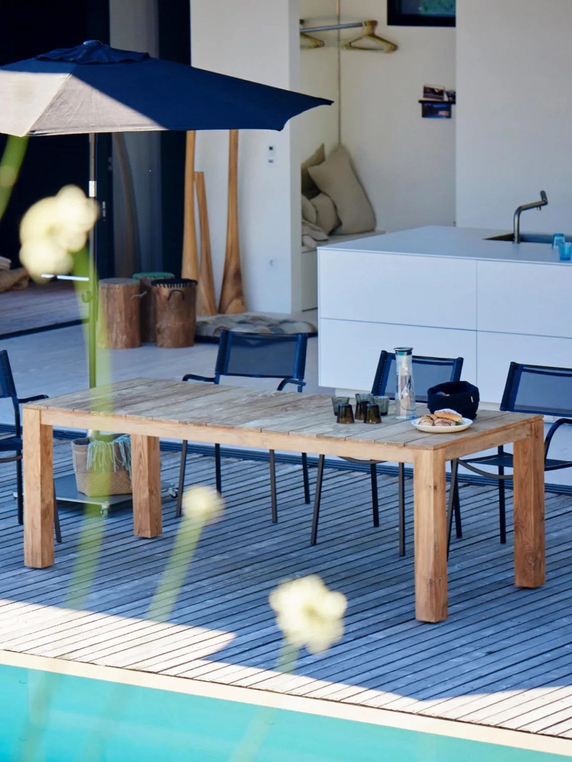 Mesa de jardín de madera de teca Stage, tamaños diferentes Mesas De Jardín|Mesas De JardíN