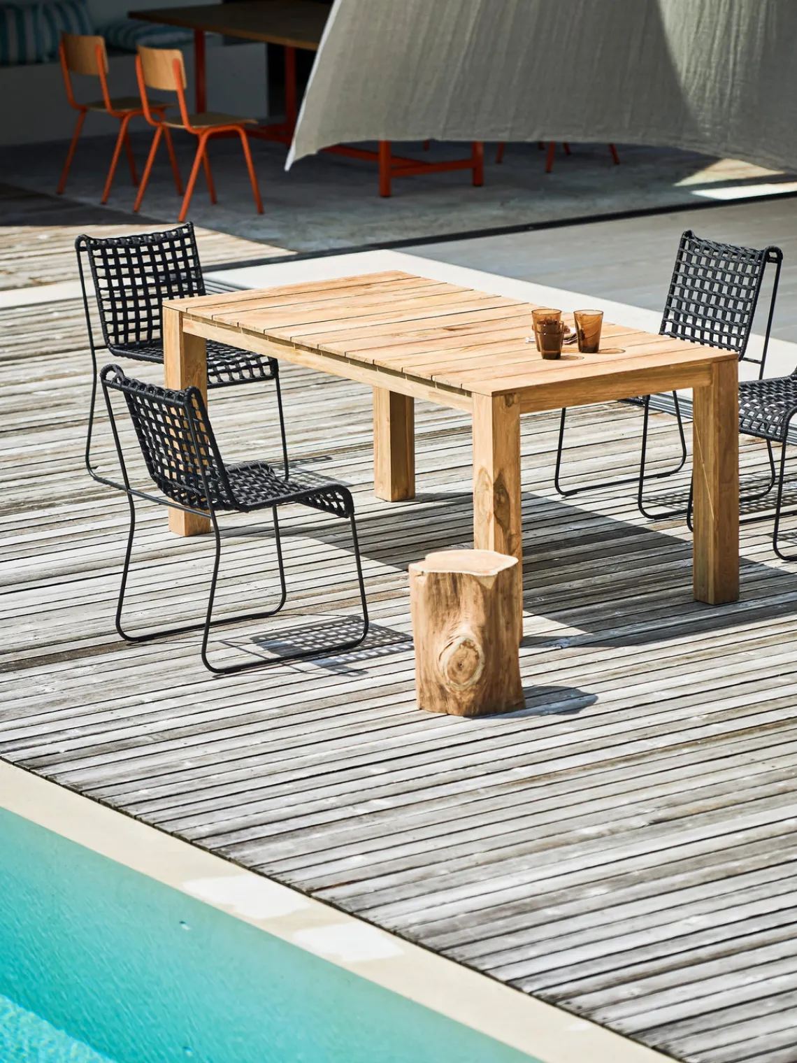 Mesa de jardín de madera de teca Stage, tamaños diferentes Mesas De Jardín|Mesas De JardíN