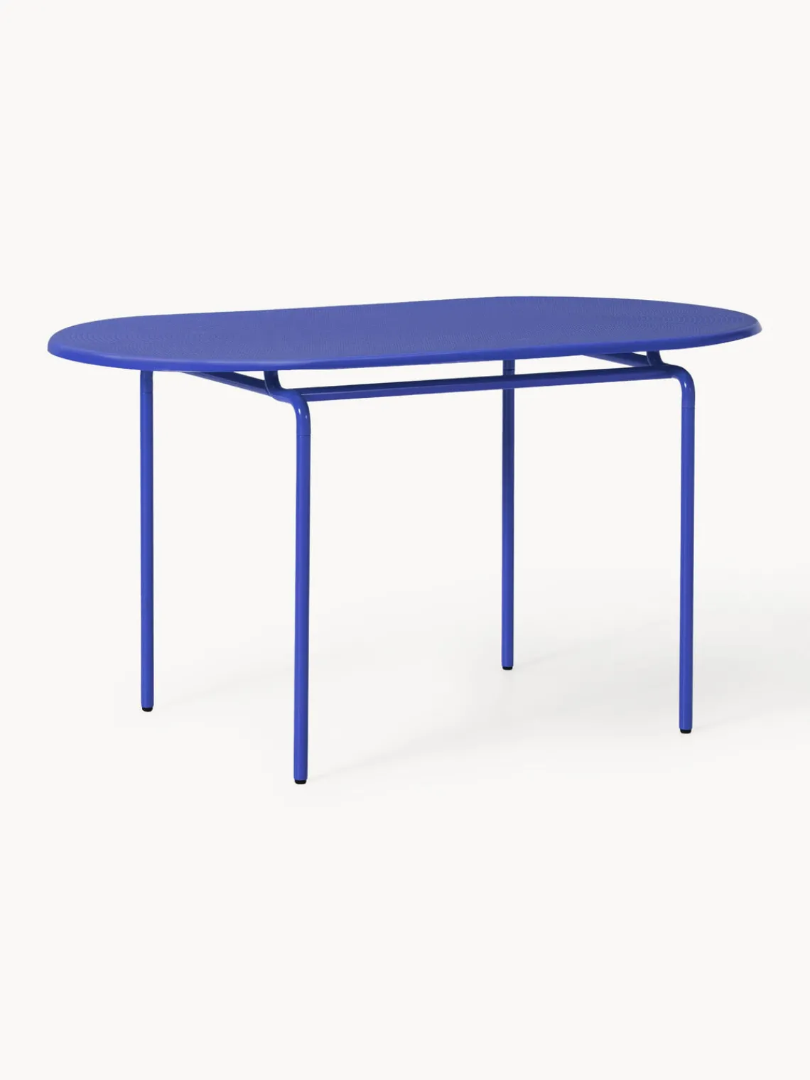 Mesas De Jardín|Mesas De JardíN>Westwing Collection Mesa de jardín ovalada Kumi, tamaños diferentes Azul real