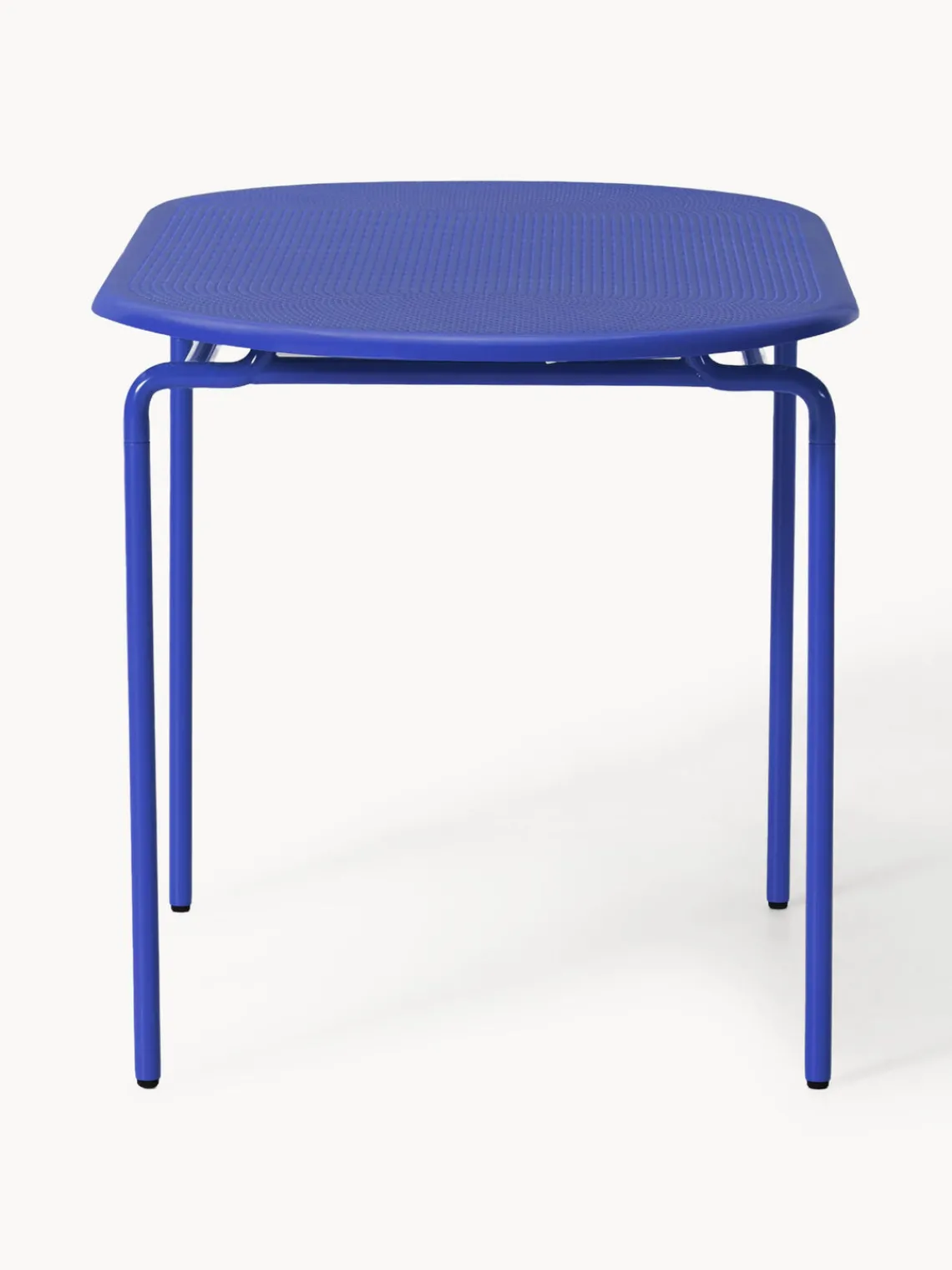 Mesas De Jardín|Mesas De JardíN>Westwing Collection Mesa de jardín ovalada Kumi, tamaños diferentes Azul real
