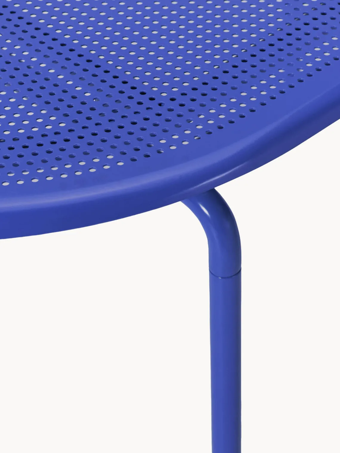 Mesas De Jardín|Mesas De JardíN>Westwing Collection Mesa de jardín ovalada Kumi, tamaños diferentes Azul real