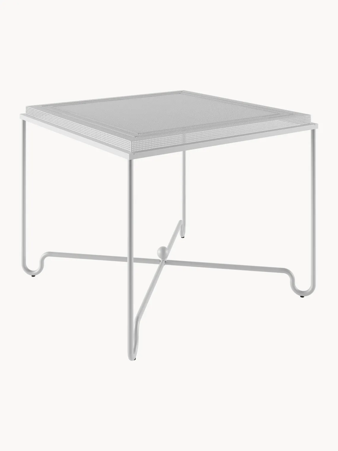 Mesas De Jardín|Mesas De JardíN>GUBI Mesa de jardín Tropique, 90 x 90 cm Blanco
