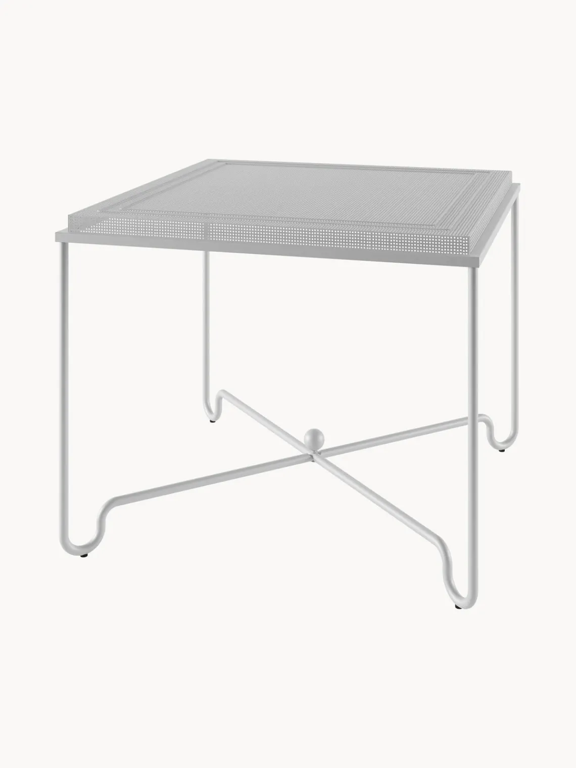 Mesas De Jardín|Mesas De JardíN>GUBI Mesa de jardín Tropique, 90 x 90 cm Blanco