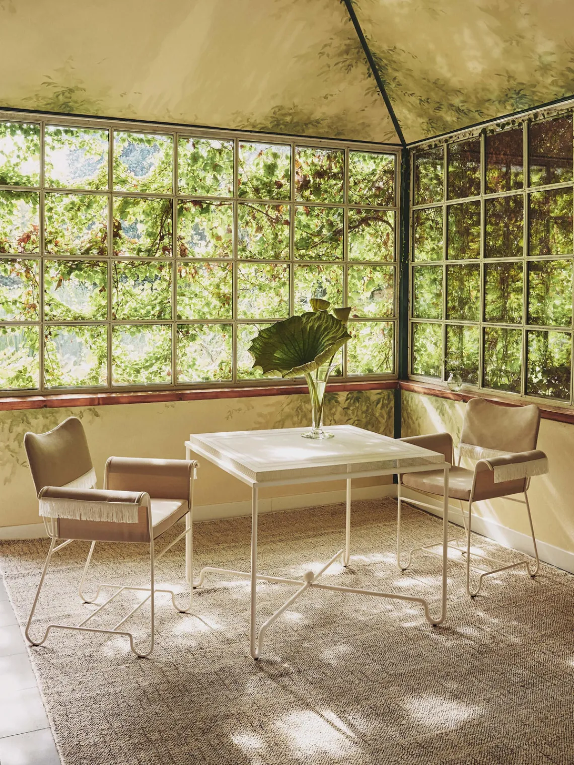 Mesas De Jardín|Mesas De JardíN>GUBI Mesa de jardín Tropique, 90 x 90 cm Blanco