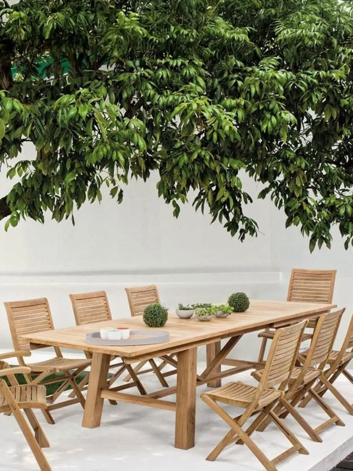 Online Mesa extensible para exterior de teca Maryland Mesas De Jardín|Mesas De JardíN