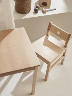 Discount Mesa infantil de madera de haya Saga Niños Decoración Infantil|Mesas Y Sillas Infantiles