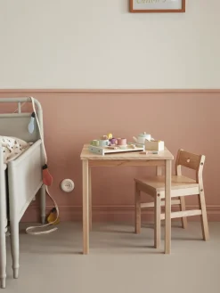 Discount Mesa infantil de madera de haya Saga Niños Decoración Infantil|Mesas Y Sillas Infantiles