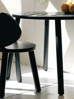 Outlet Mesa infantil ovalada de madera Mouse Niños Decoración Infantil|Mesas Y Sillas Infantiles